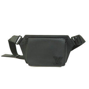 Louis Vuitton Takeoff Sling Aerogram Body Bag Leather Black